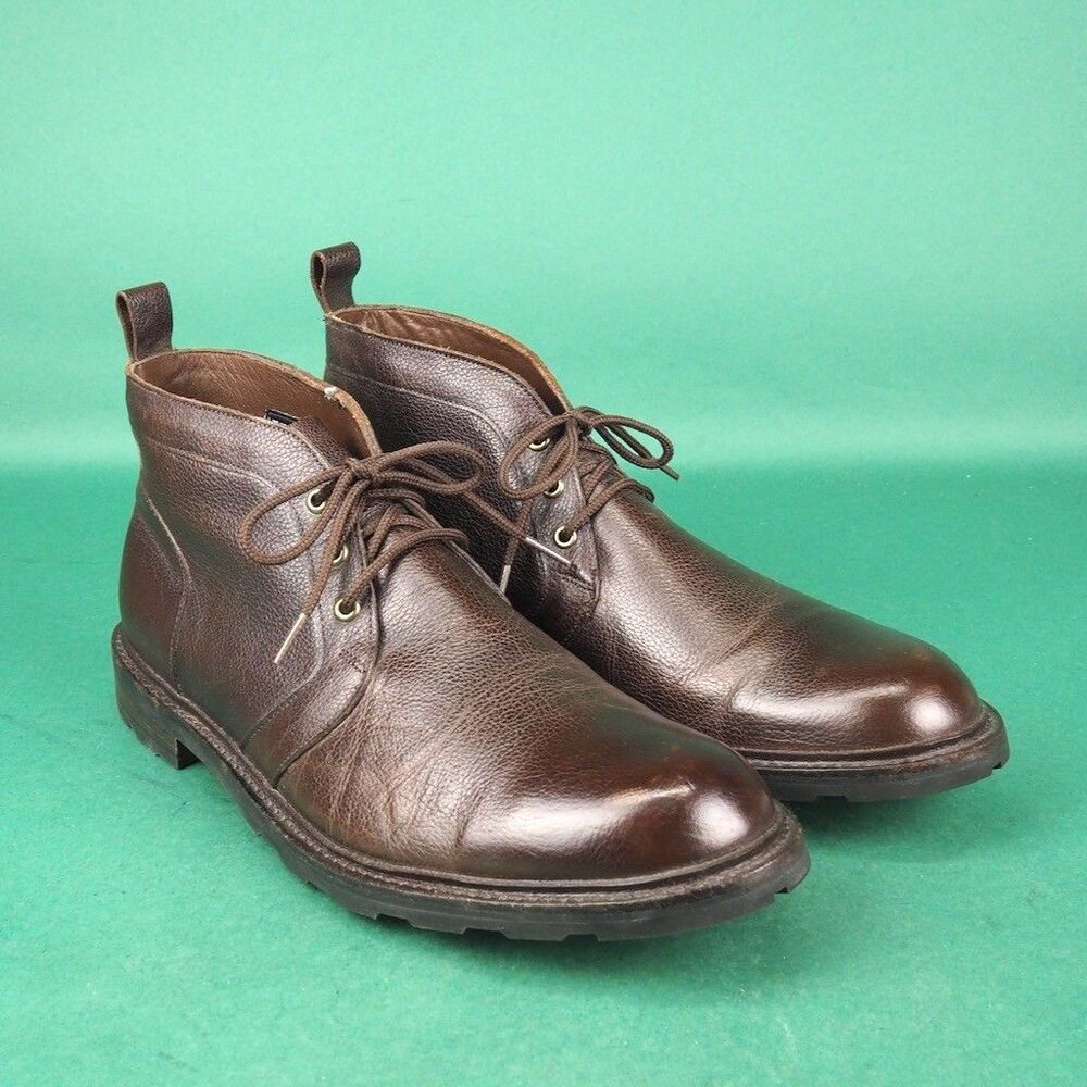 Allen Edmonds Alpine Chukka Boots Mens 11.5 D Weather Proof Vibram Arctic Grip
